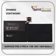 Microsoft Surface G3HTA038H DYNM02 Pro5 1796 Pro 6 1807 1809 Year 2017 Battery