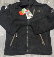 Size S/M/L 全新現貨不用等！ the north face 刺繡logo 拉鍊口袋 拼色毛絨連帽外套