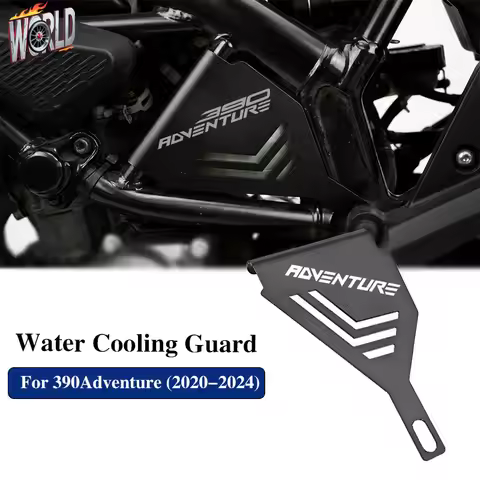 For KTM 390ADV 390adventure Water Coolant Tank Guard 2020-2024 Motorcycle Aluminum Radiator Guard Co