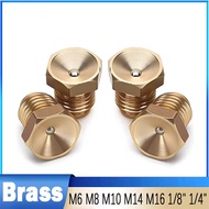 Grease Zerk Nipple Fitting M6 M8 M10 M14 M16 1/8" 1/4" Funnel Brass Grease Nozzle Gas Engine Motor R