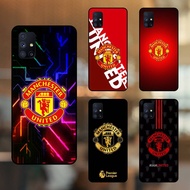 Samsung M51 phone case with black border MU Football Club