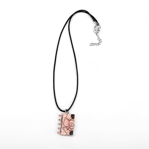Classic Spell Book Necklace Hocus Pocus 3D Fashion Witch Necklaces Magic Book Double Sided Pendant C