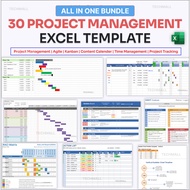 30 Project Management  Excel Templates for Agile, Scheduling, Tracking & More