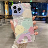 Casing Compatible For Huawei Y9 Prime Y9A Y7 Y6 Prime Y6P Y6S 2020 2019 2018 Y7A P Smart 2021 Phone Case With Wallet Holder Card Back Cover Soft Smile Transparent Mobile Cases