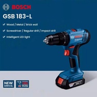 Bosch Gsb183 Obeng Bor Listrik Impact Drill 18V Baterai Li 20 Penyesuaian Gigi 2 Peralatan Listrik K