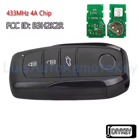 3 Buttons Smart Remote Car Key Fob 433MHz 4A Chip for Toyota Corolla Cross 2021 2022 2023 2024 FCC I