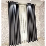 BLACKOUT CURTAINS SAFFRON FIBER DOFF 6 WAVES AND 12 WAVES DOOR CURTAINS WINDOW CURTAINS