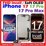 120hz Soft OLED / INCELL FHD LCD Screen Compatible For iPhone 17 / iPh 17 Pro / iPh 17 Pro Max