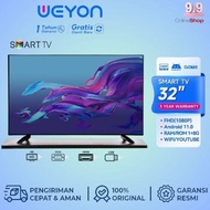 [BISA COD] PROMO TV LED 32/27/25/24/22/21 INCH SMART TV YOUTUBE NETFLIX GARANSI 1 TAHUN MONITOR CCTV