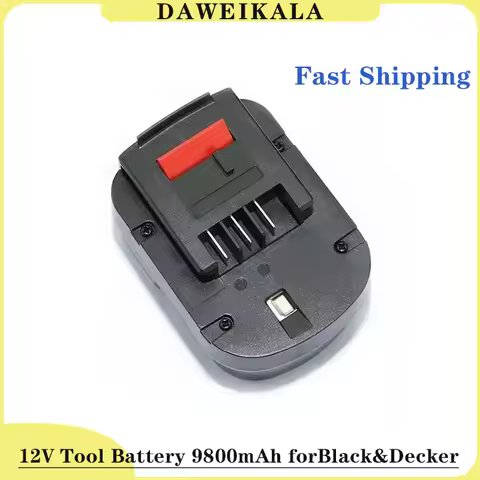 12V Tool Battery 9800mAh forBlack&Decker A12 A12EX FSB12 FS120B A1712 HP12K HP12 Ni-MH Replacement D