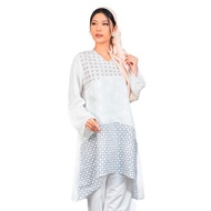 [BEST SELLER] COD Available Women's Tunic - Bhatara Batik Raya Tunic - Long Sleeve - Cream 5822, L-X