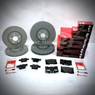 Mercedes AMG GLC250 GLC300 GLC43 C43 4-matic X253 C253 C205 W205 Front And Rear Brembo Brake Disc Ro