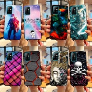 For Infinix Note 8 X692 Case Shockproof Soft Silicone Casing Fashion Marble Full Cover For Infinix Note8 Black Shells