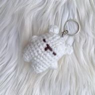 GANTUNGAN BEAR KEYCHAIN / BEAR KEYCHAIN / CROCHET KEYCHAIN / BEAR KEYCHAIN / BEAR CROCHET / KNITTED 