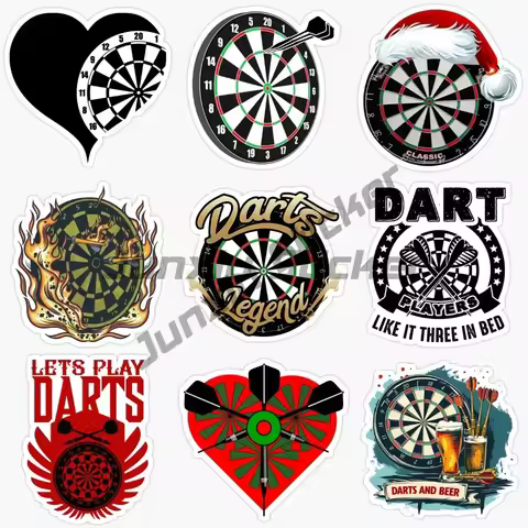 Darts Cyber Security Stickers for Laptop Small Side Rear Quarter Window Decals Birthday Window Priva