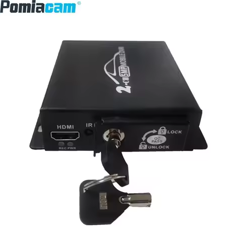 2ch DVR for 1080P Ahd Camera 960P CVBS Mini 2channel Car Truck Bus DVR Mobile Video Recorder Remote 