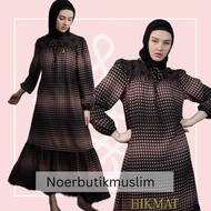 Hikmat Fashion Original A4497 Abaya Hikmat  noerbutikmuslim Gamis