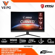 MSI G27CQ4 E2 27 Inch 2560 x 1440 (WQHD)/170 Hz/1ms/HDR AMD Freesync Premium Anti-Flicker/Less Blue 
