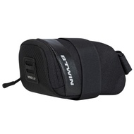 HITAM Decathlon Btwin Bicycle Bag Saddle 500 Black - 8354447