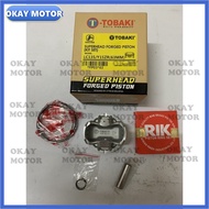 tobaki piston full set 62mm 63mm 65mm yamaha y15 y15zr ysuku lc lc135