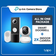 【HOME SECURITY】TP-Link Tapo C230 + D235 CCTV Bundle | Loceng Pintu Video WiFi 2K, Pengesanan Pergera