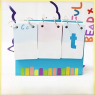 English Phonics Natural Decoding Calendar Sound Label Flip Card Cvc Card Classroom Teaching Aids Ear