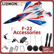 LIZMON 1pc/1set 2.4G Radio Control Glider, EPP Foam Plastic&Metal RC Plane F22 Stunts Plane, Multist