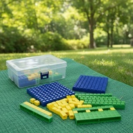 Educational Base Ten Blocks Set Hands-On Learning Math Cubes Set Number Recognition for Children, Pr
