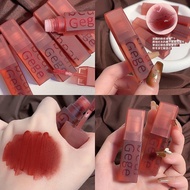 | 【elyss lipmatte】 | ✼Gege bear Gege bear Velvet Lip Glaze Matte Lip Glaze Velvet Autumn Winter Stud