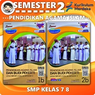 BUKU LKS PAI PENDIDIKAN AGAMA ISLAM SMP KELAS 7 8 SEMESTER 2 KURIKULUM MERDEKA KURMER | Zamrud PUTRA NUGRAHA