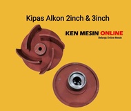 Kipas Impeller Mesin Pompa Alkon 3Inch As20Mm Model Spi Key Wp30