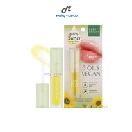 ถูก/แท้/ส่งฟรี ลิป Baby Bright 5 Oils Vegan Lip Treatment ลิปเบบี้ ไบร์ท ลิปออยล์ ลิปบำรุงปาก ลิปทรี