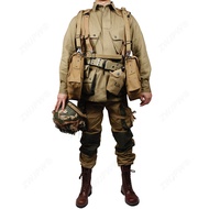 ZWJPW/American Retro M42 Paratrooper Uniform Suit B.A.R.Equipment Set Normandy Landing D-DAY Copy