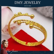 DMY Jewelry Indian Jewellery Set/Gold 916 Original Malaysia/Fashion Peacock Bracelet Ring Jewelry Se