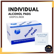 BC 100pcs/Box Alcohol Swabs Pads Skin Cleaning Sterilization 75% Ethyl External Use Only