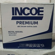 Aki Mobil / Battery Type Incoe NS70L 12V 65AH