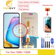 หน้าจอ LCD สำหรับด้านหน้า6.72นิ้ว Vivo Y200i / Y200t หน้าจอสัมผัส Digitizer Lcds อะไหล่ทดแทน