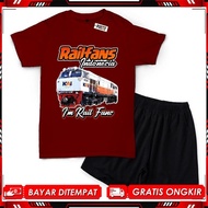 New Children's T-shirt Train Suit Kai Railfans Indonesia Boys Girls Kb-71