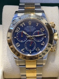 🤴🏻👑 🤍勞力士 Rolex 116523 藍色熊貓面 高質靚圈！藍光光橋 卡盒！
