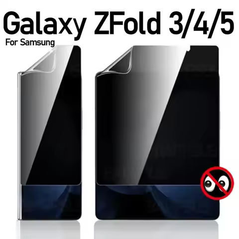 2Pcs Outer Inner Privacy Anti Peeping Spy Screen Protector Cover For Samsung Galaxy Z Fold 2 3 4 5 S