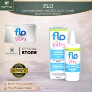 FLO Baby Saline Spray 15ml [EXP: 12/27] | Gentle Nasal Spray for Babies | Blocked Nose Relief