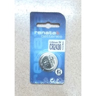 Battery RENATA CR2430 LITHIUM 3V 100%(ORIGINAL)
