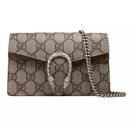 Dionysus dionysus Tiger Head Buckle Old Flower Canvas Leather Chain Shoulder Messenger Bag Super Min