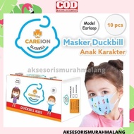 [Paket 10 Pcs] Masker Anak Duckbill / Masker Duckbill Anak / Masker