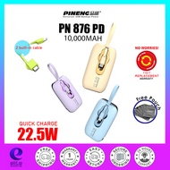 Pineng PN876PD / pn 876 pd (10000mAh) Built in Cable Type C and Fruit Type Fast Charge Powerbank 22.