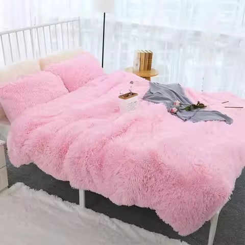 Shaggy Super Soft Coral Fleece Blanket Warm Cozy Bedding Blanket Fluffy Sofa Bedding Airplane Hotel 