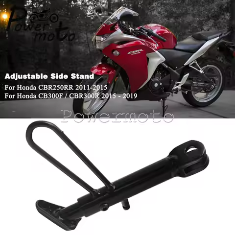 For Honda CB300F CBR300R 2015-2019 CBR250RR CBR 250R 2011-2015 5.5"-7" Adjustable Steel Side Kick St