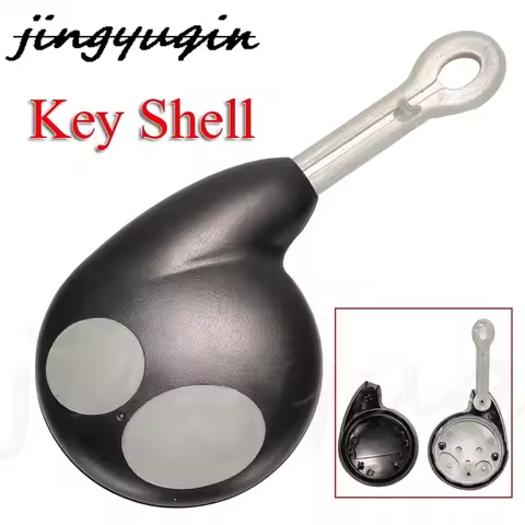 jingyuqin 2Buttons Replacement Remote Car Key Shell Blank Cove Cobra Alarm For Toyota Cobra Alarm 77