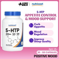 Nutricost, 5-HTP, Enhances Mood, Improve Sleep Quality, 200 mg, 30-120 Capsules