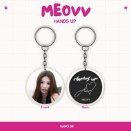 GANTUNGAN Keychain MEOVV HANDS UP REVERSIBLE KEYCHAIN KPOP IDOL KEYCHAIN UNOFFICIAL GAWON ANNA SOOOI